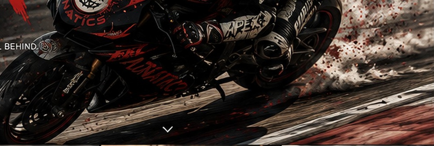 Apex motorcycle on track