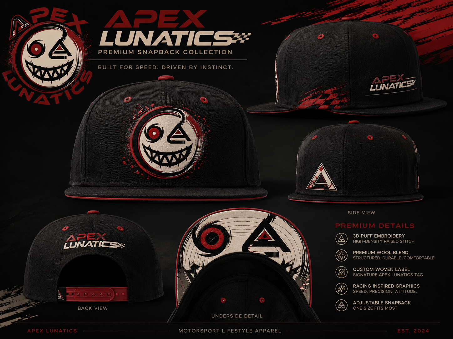 Trackside Premium Snapback