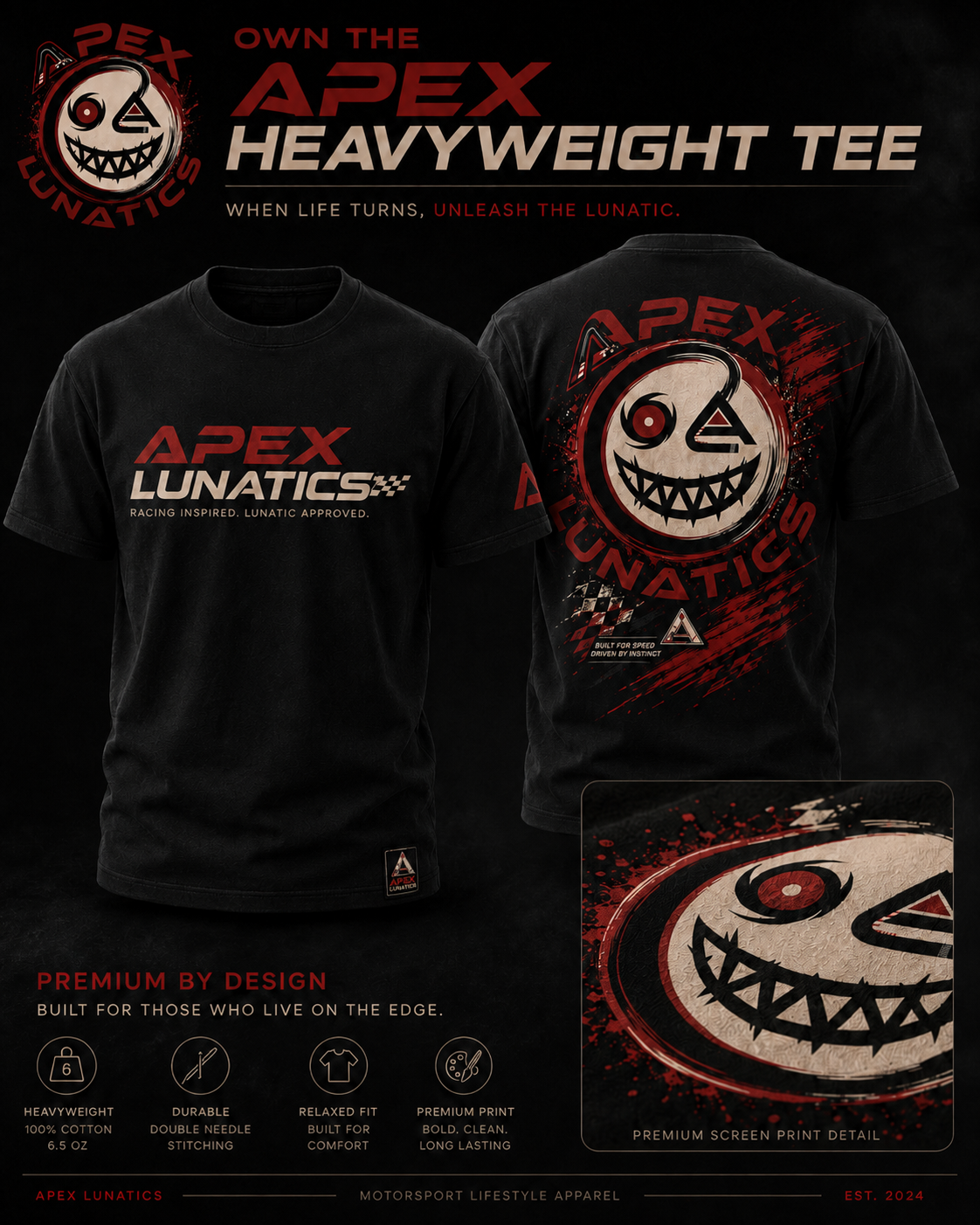 Own The Apex Heavyweight Tee