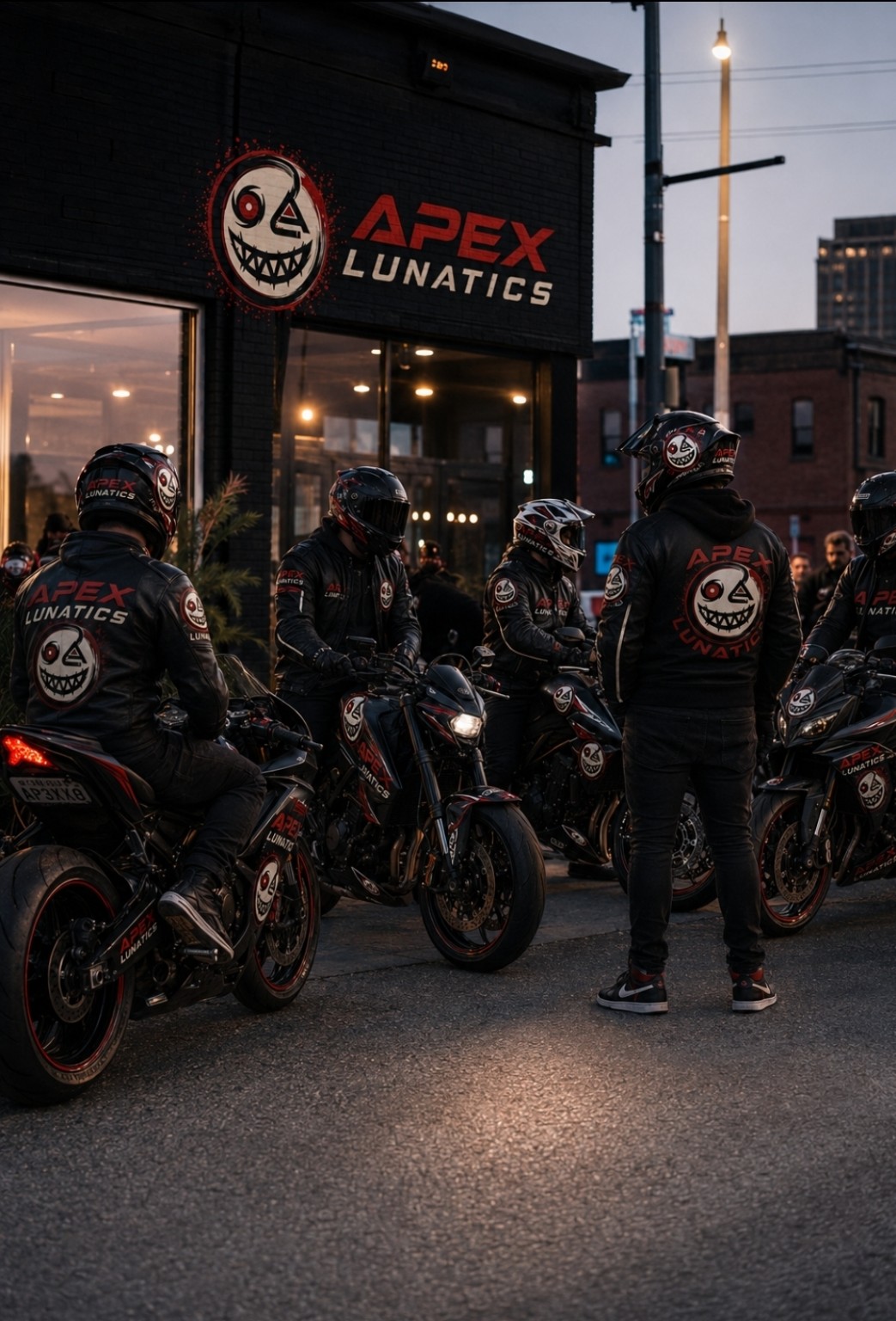 Apex Lunatics rider community gathering
